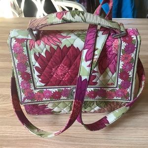 Vera Bradley Hello Dalia Julia Purse with turn lock